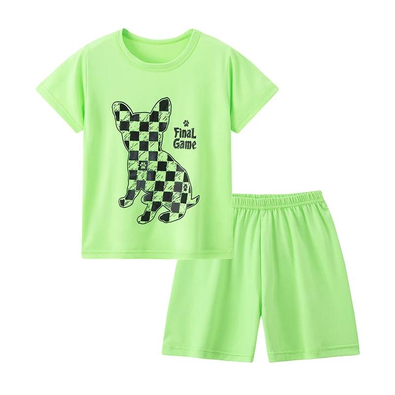 Short d'été 2 pièces pour enfants, costume à manches courtes pour filles, manteau lapin rose doux et
