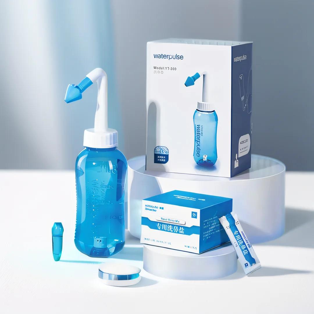 Irrigateur Nasal Waterpulse 300ml 500ml bouteille de rinçage Nasal nettoyant de lavage Nasal protect