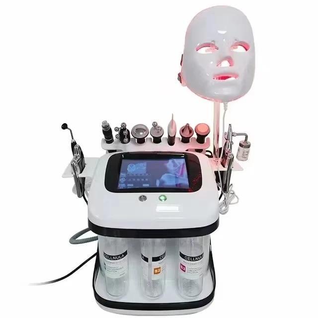 Nouvel appareil de soin de la peau 11 en 1 H2o2 Aqua Peeling Lift Skin Bubble Moisturizer Oxygen Hyd