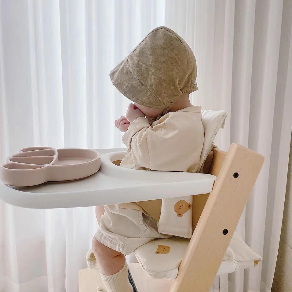 Coussin de chaise antidérapant pour bébé - Portable et intégré pour chaise de croissance