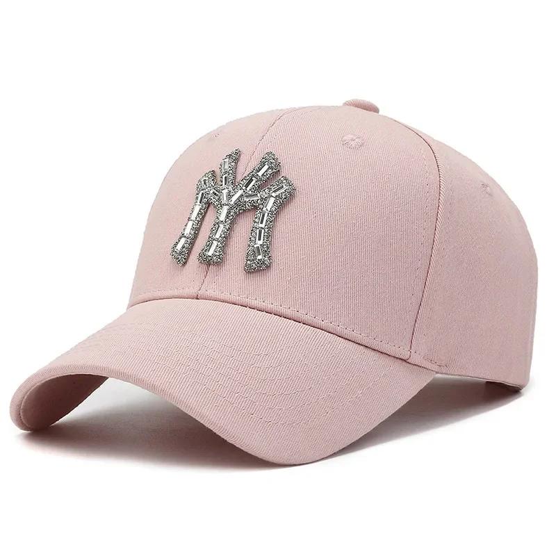 MY Rhinestone chapeau femme printemps et automne rue décontracté en plein air canard langue casquett
