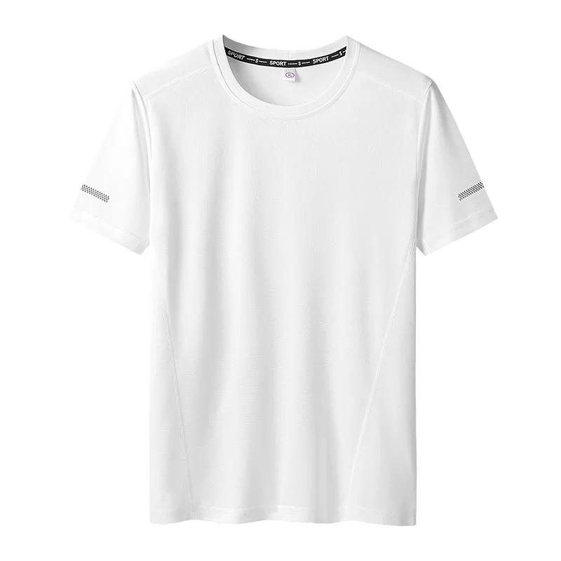 T-shirt grande taille 9XL pour hommes T-shirt à séchage rapide pour hommes col rond grande taille à