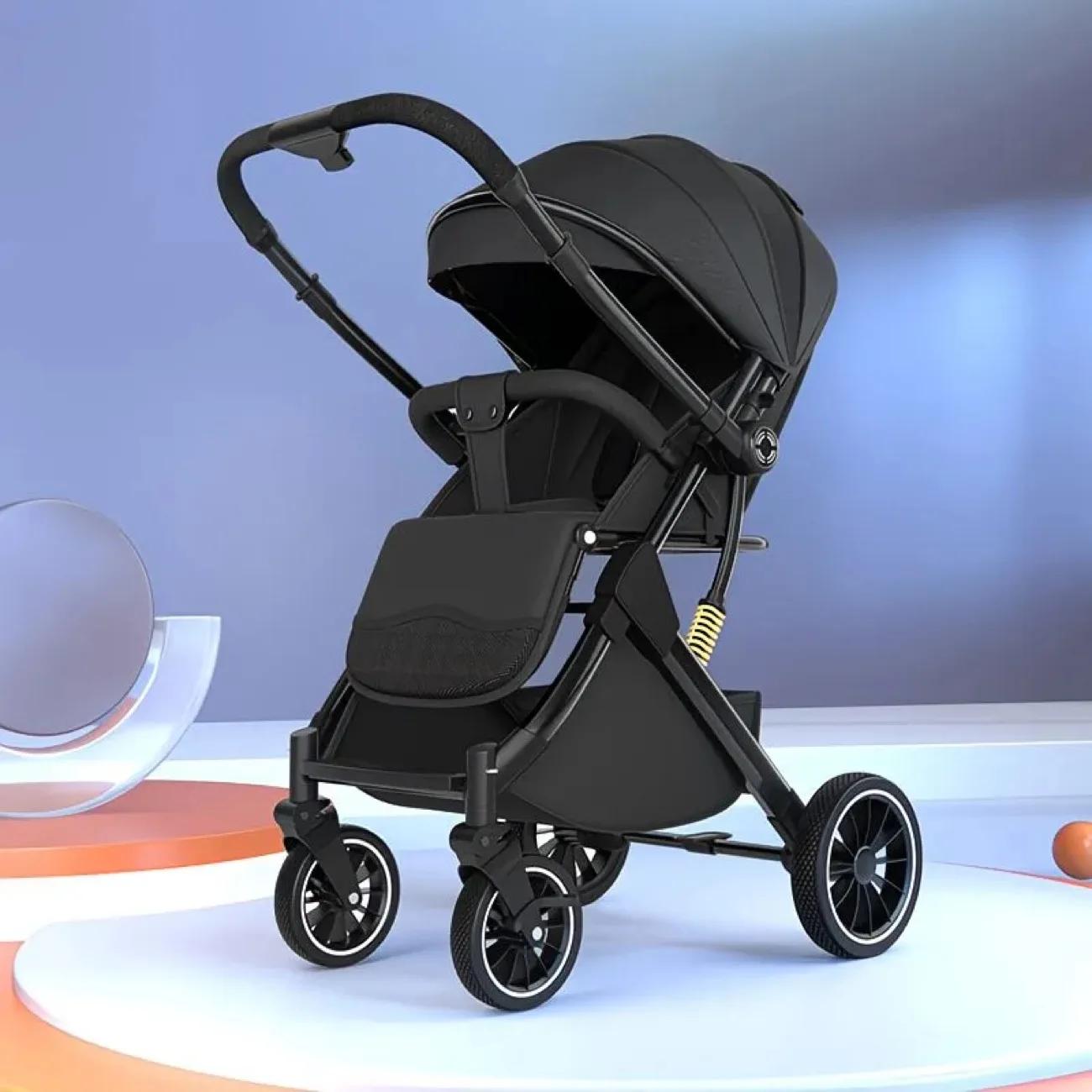 Poussette Légère pour Bébé de 0 à 3 Ans, Confortable, Plusieurs Assises et Allongées