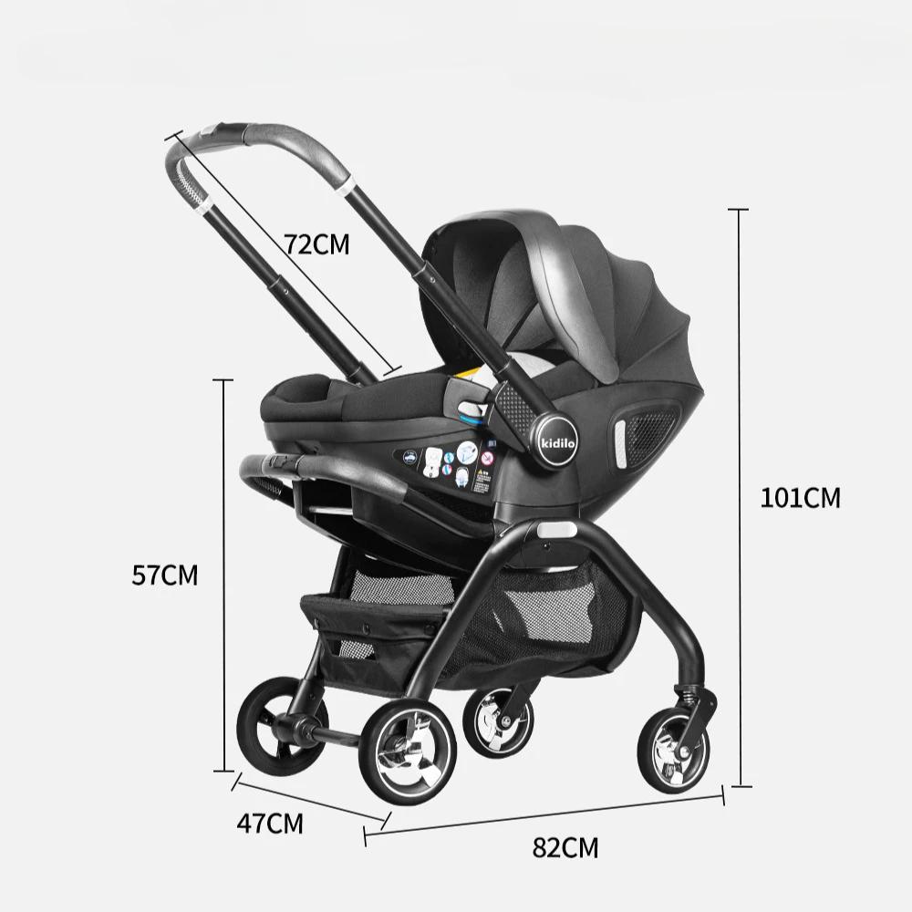 Poussette Portable pour bébé, siège de sécurité pour voiture, panier de couchage multifonction pour