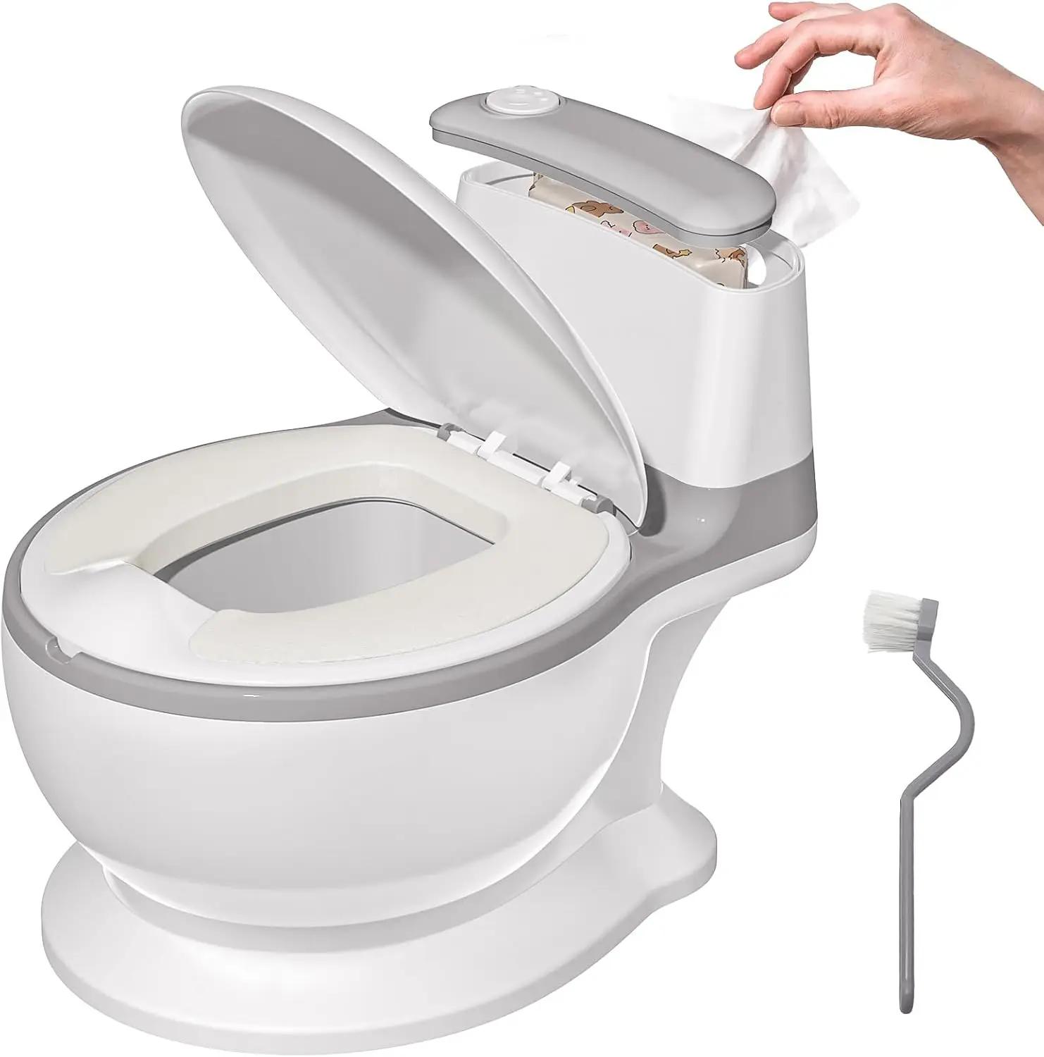 Pot pour Bébé avec Bac Amovible, Facile à Nettoyer, Vrai Son de Chasse, Toilettes d'apprentissage de