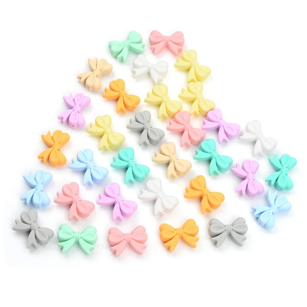 LOFCA 10 pièces/lot perles de couronne en Silicone sans BPA perles de dentition en Silicone bébé à m
