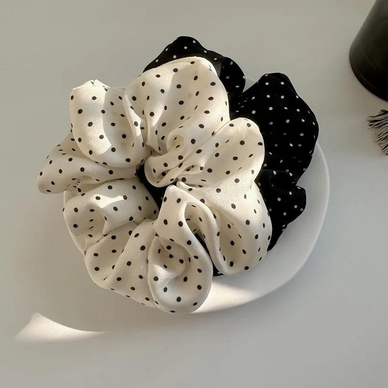 Chouchous pour cheveux élégants pour femmes, 2 pièces, Simulation minimaliste, attaches en soie, Poi