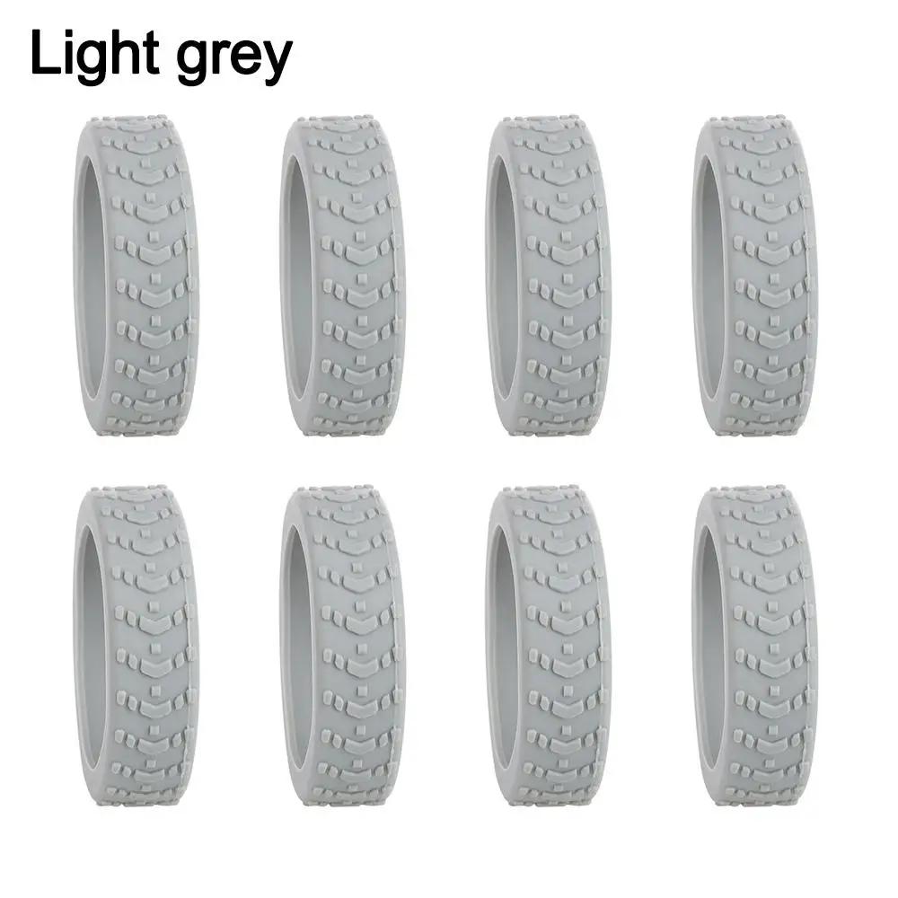 8 pièces/ensemble Silicone bagages de voyage roulettes chaussures avec son silencieux réduire l'usur