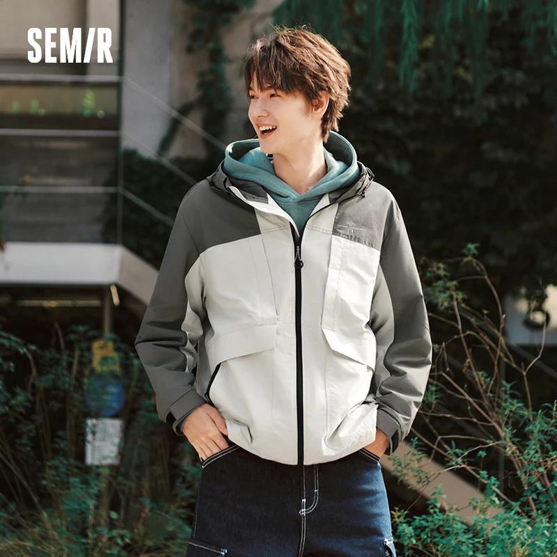 Veste Décontractée Fonctionnelle Homme Semir Printemps 2026 Imperméable Anti-taches Anti-huile Style