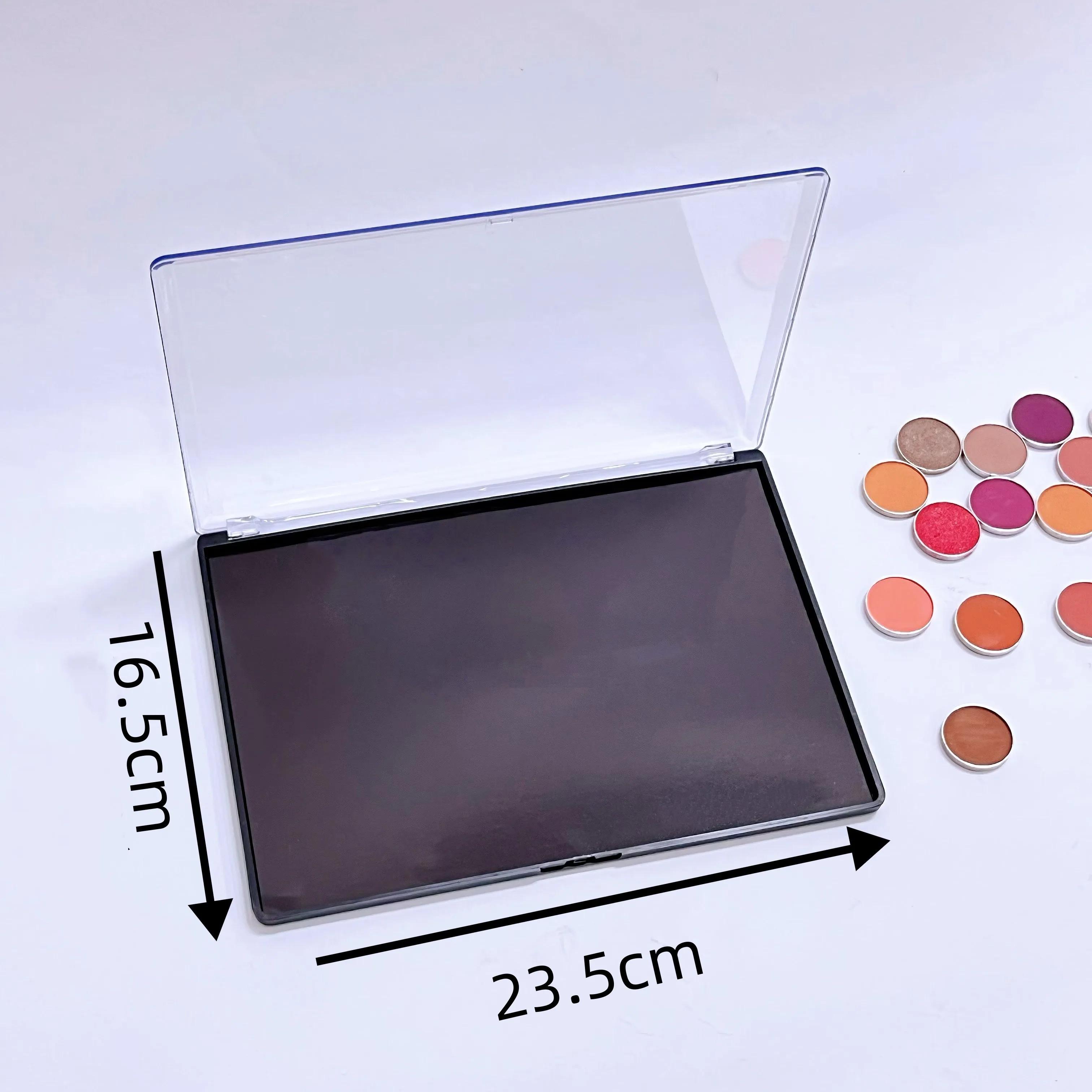 Grande Palette de fards à paupières magnétiques vides XL, boîte de rangement de maquillage, couvercl