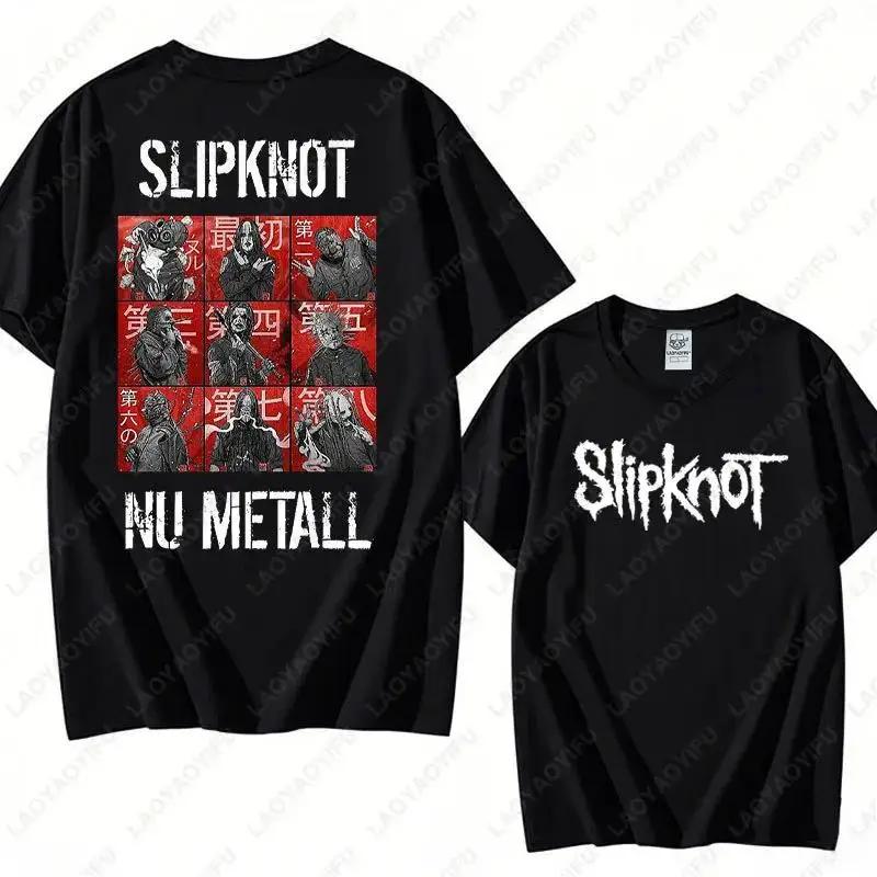 T-shirt vintage S-Slipknots Prepare for Hell Tour en coton noir, groupe de rock Heavy Metal, pour ho