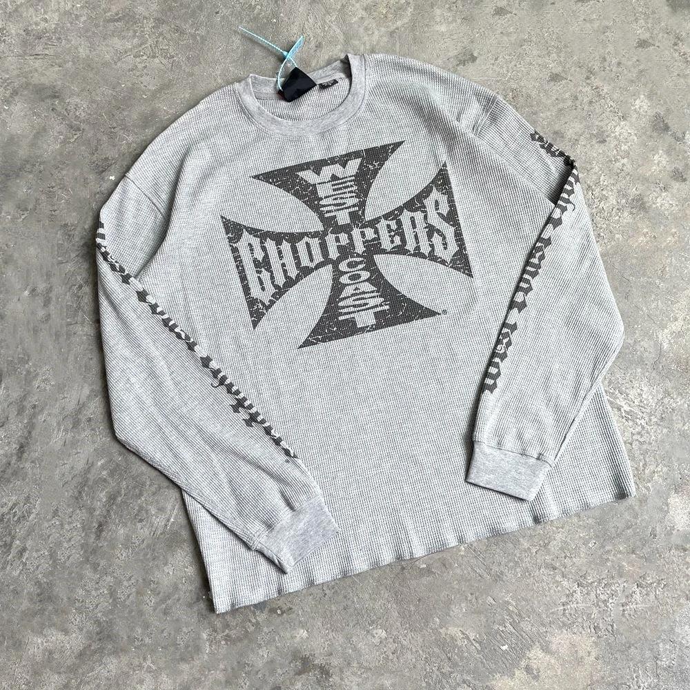 Yao mode Vintage ample Streetwear HipHop sanskrit Logo imprimé t-shirt de haute qualité à manches lo