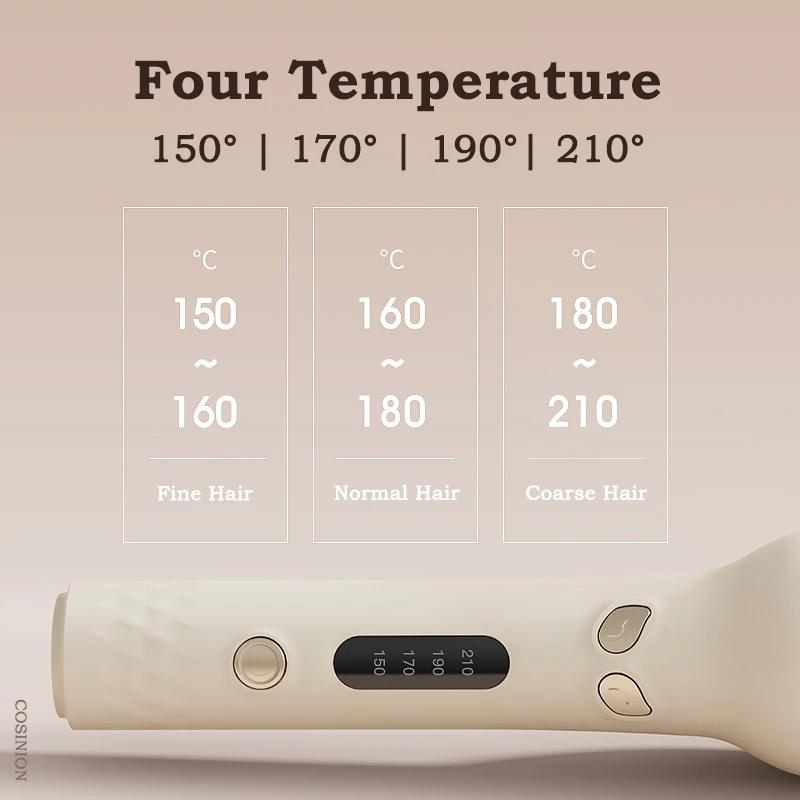 Bigoudi automatique 28mm Ions négatifs électrique céramique friser bâton de cheveux rotatif Curl vag