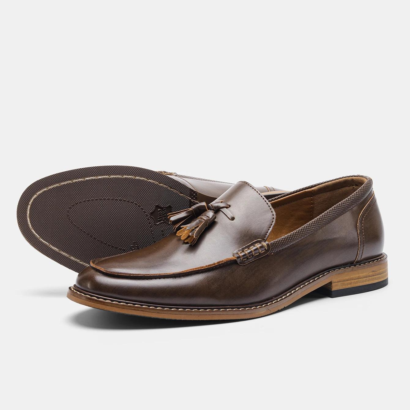 Chaussures d'été pour hommes, respirantes, à la mode, confortables, en cuir