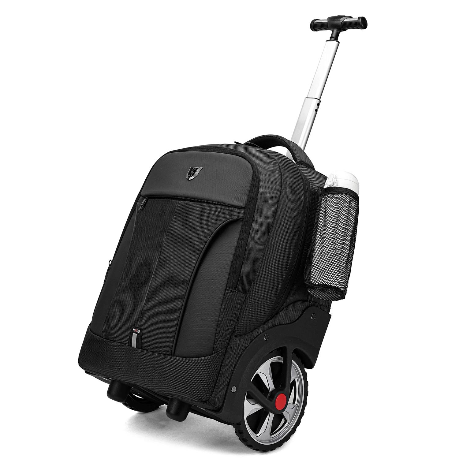 Sac à dos à bagages roulants de 20 pouces avec roulettes, valises de voyage, sacs à roulettes de gra
