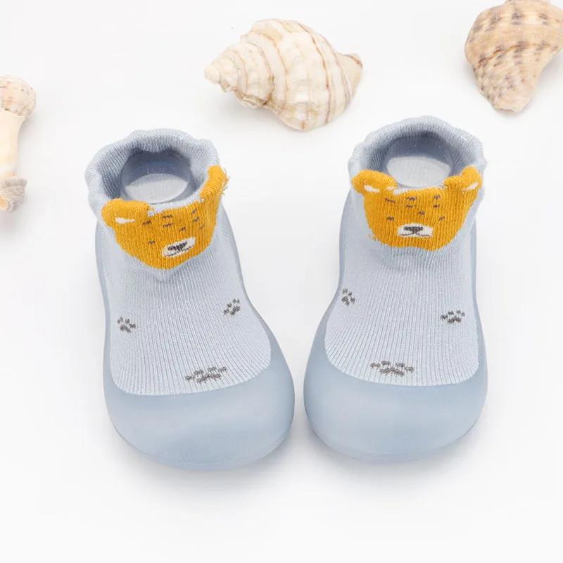 Chaussettes pour bébés, chaussures pour enfants en bas âge, premiers pas, motif de dessin animé, sem