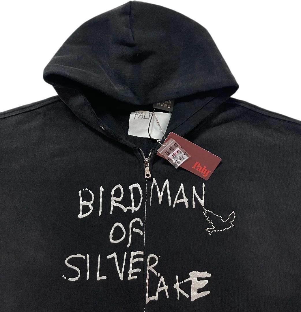 Trou Cardigan PALY broderie sweat à capuche hommes femmes haute qualité Vintage surdimensionné pull