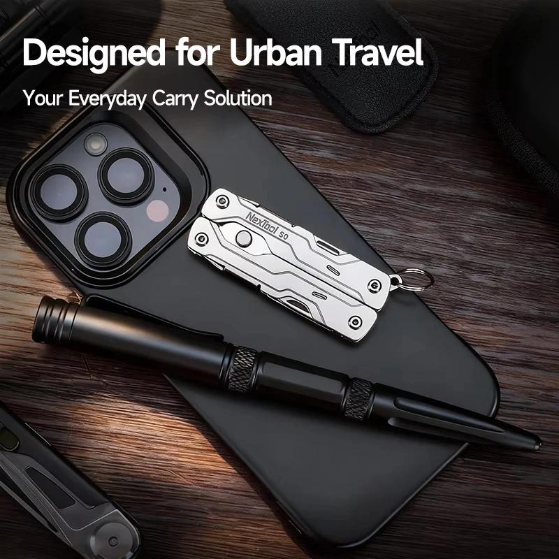 NexTool 8 en 1, mini ciseaux marin S0, micro-outils, tournevis, ciseaux, outils EDC, outils portable