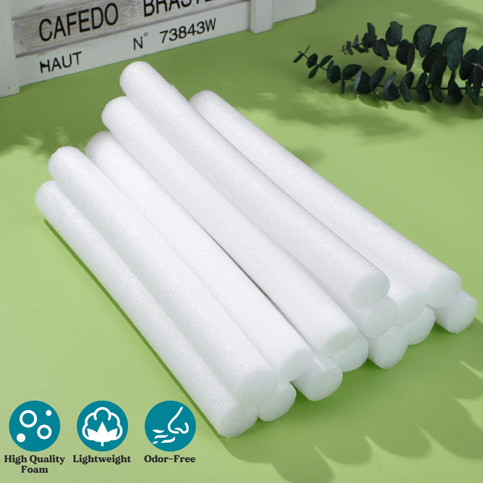 Poignées en mousse pour housse de canapé, barre de fixation, bâtons de couverture de canapé blancs é