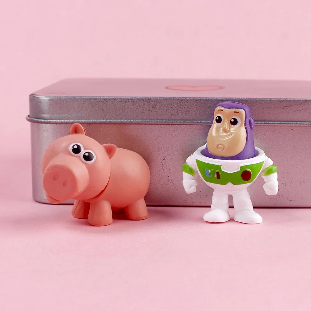 8 pièces Lot Anime Toy Story Mini figurine 4.5 cm Buzz Lightyear Woody ornements ornements de bureau