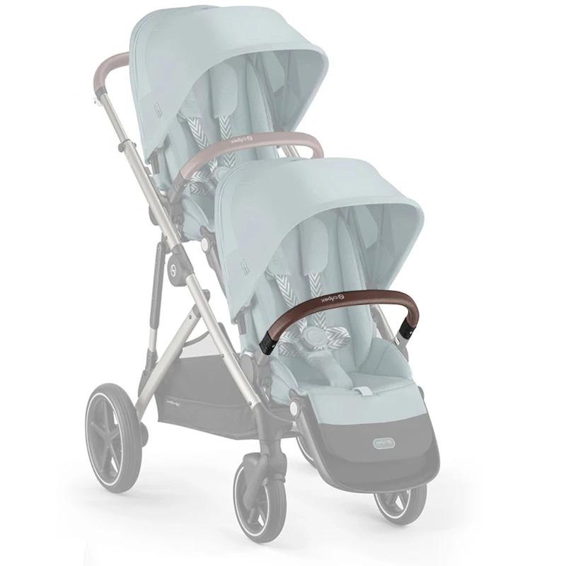 Bumosquito-Barre de pare-chocs pour Cybex Gazelle S Twin, accoudoir de poussette de bébé avec housse