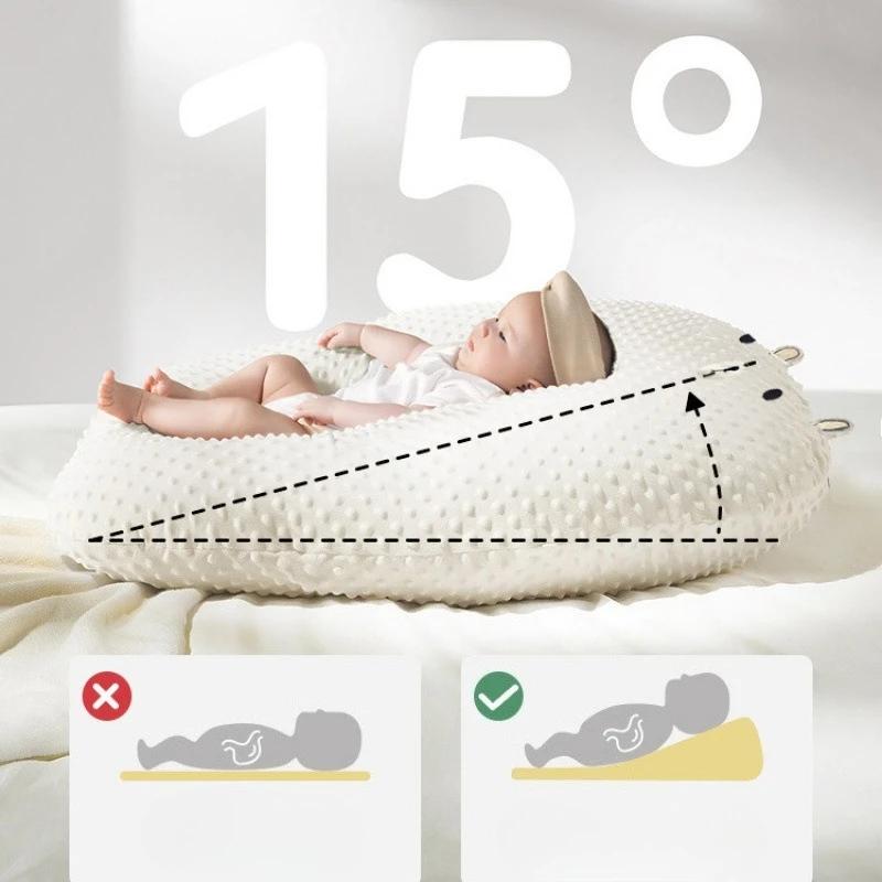 Coussin de pente Anti-crachat pour bébé, nouveau-né couché, oreiller d'allaitement, outil magique, l