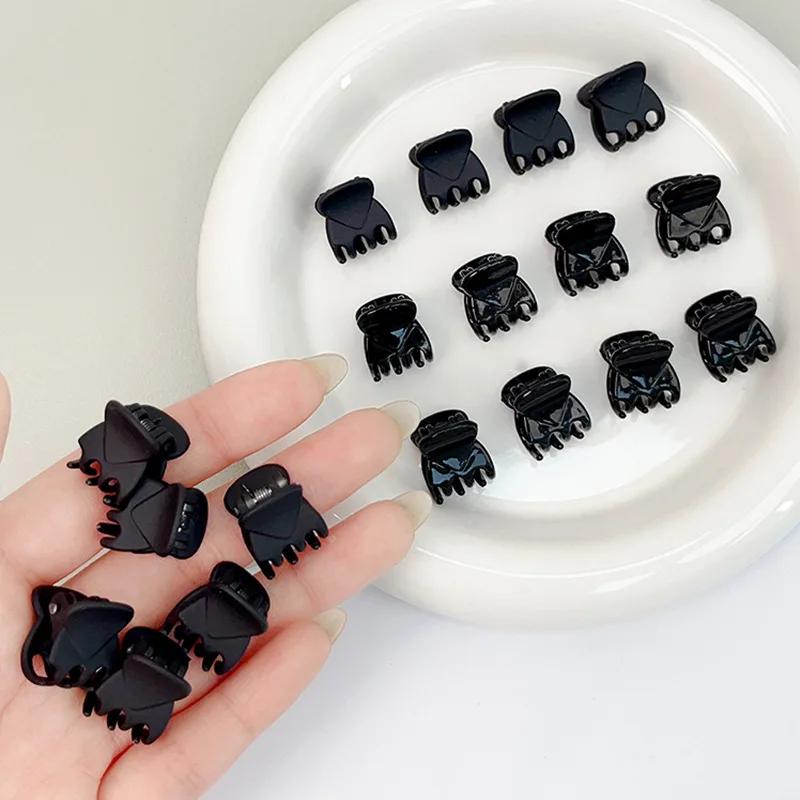 Petite pince à cheveux noire pour femmes et filles, ornement de cheveux, Mini pince à cheveux, acces
