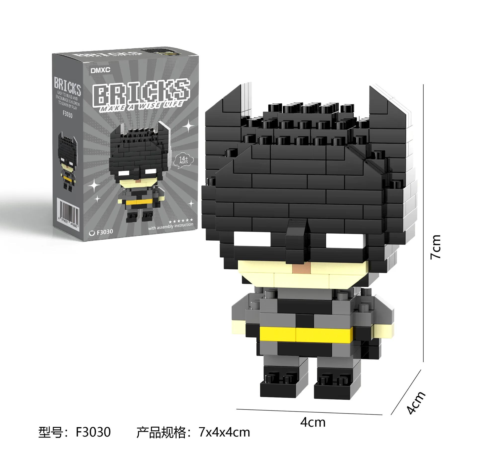 Marval légendes lega Deadpool Spider Man blocs de construction Iron Man personnage de dessin animé b