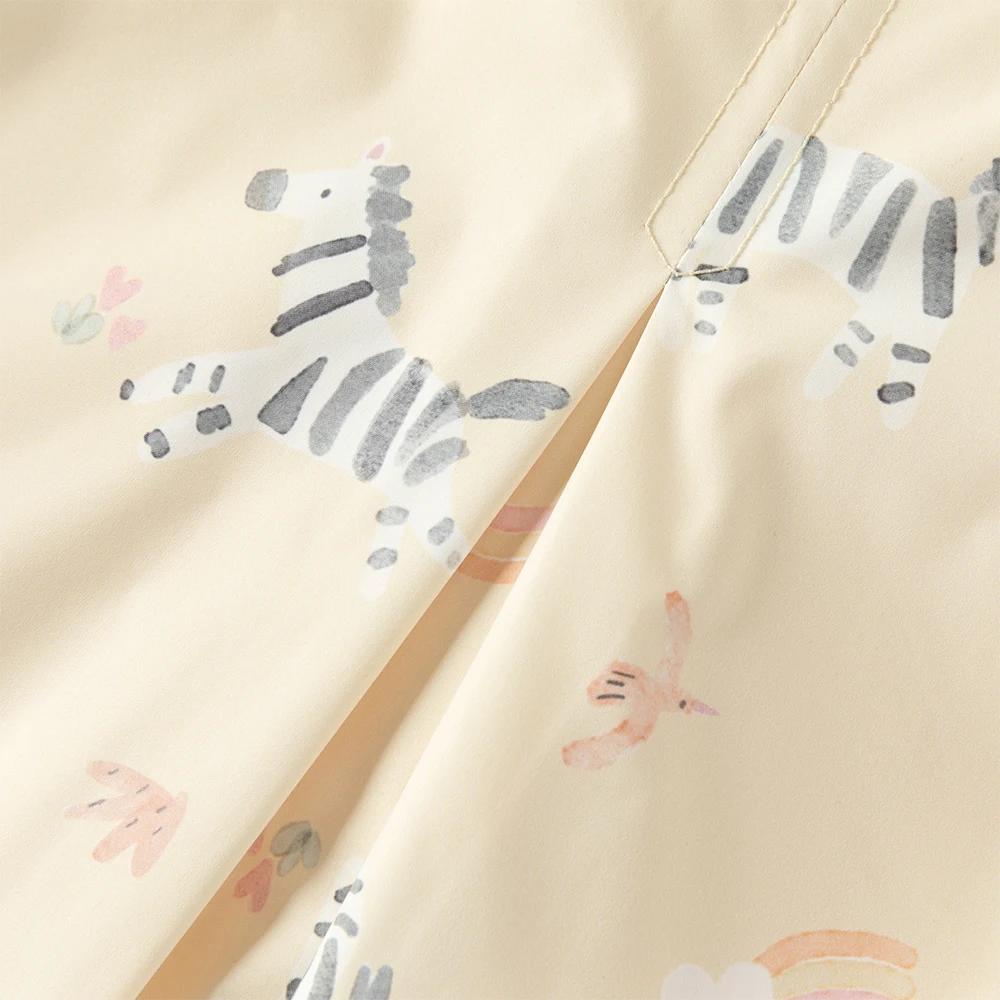 Dave Bella veste pour filles automne printemps enfants mignon Animal imprimé manteau imperméable vêt