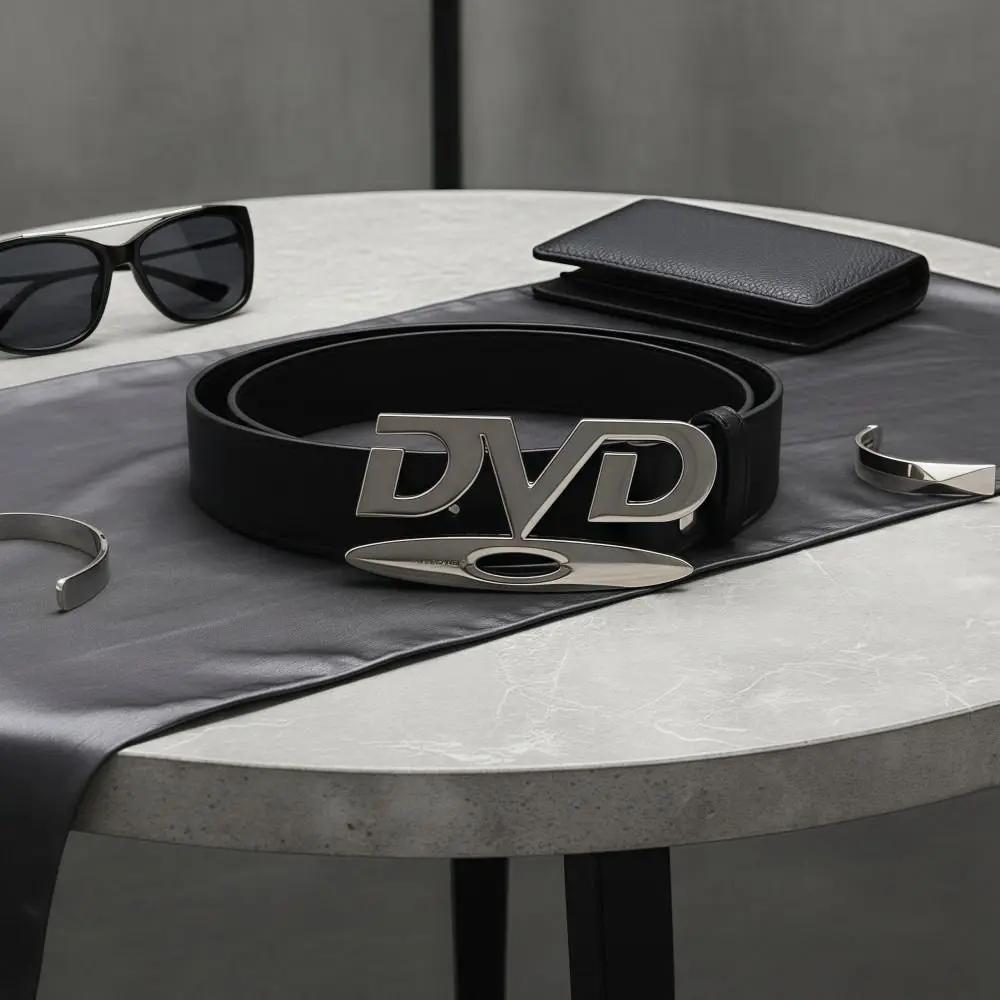 Ceinture unisexe à boucle au design nostalgique, polyvalente et tendance, pour femme, décontractée,