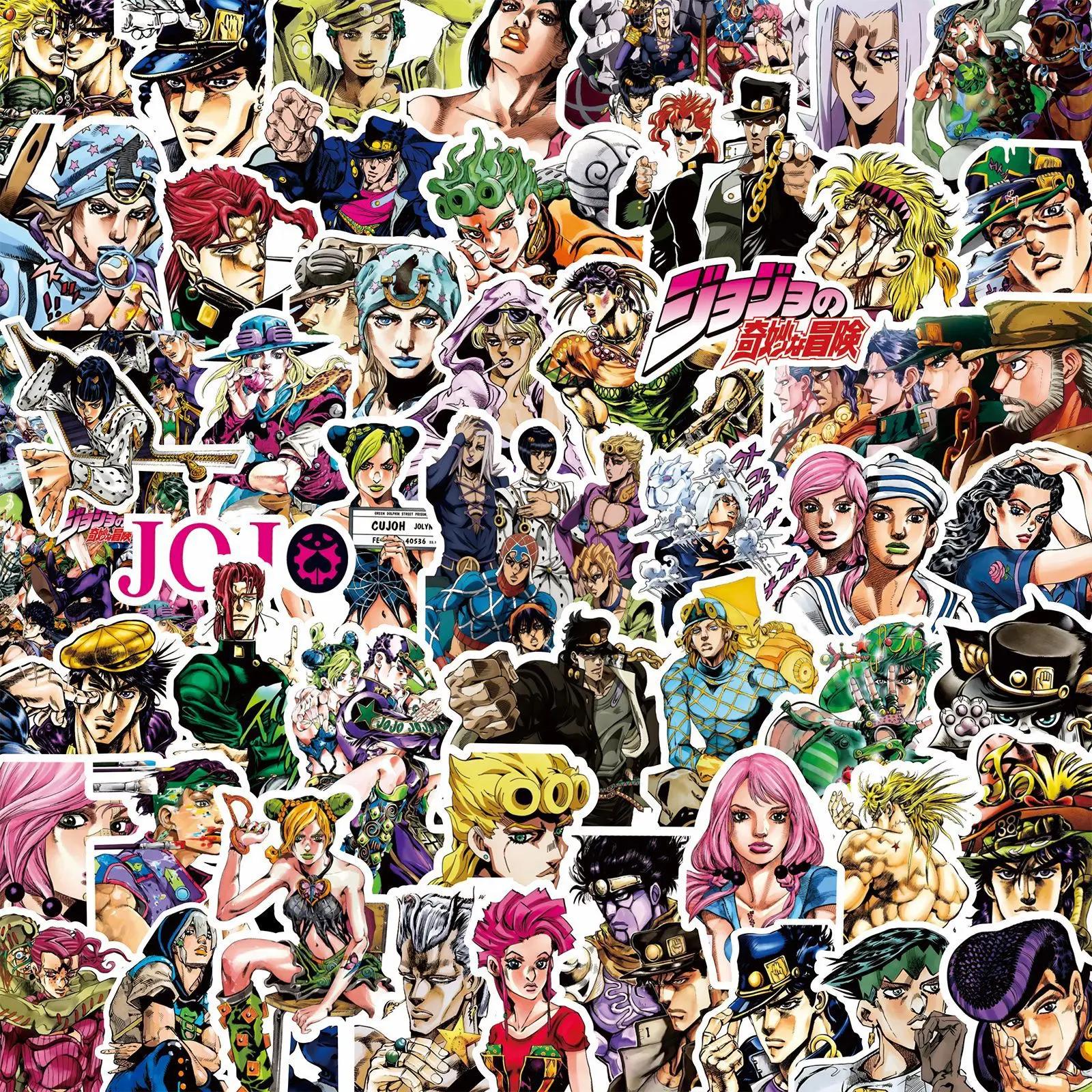 10/40/82 PIÈCES Chaud Anime JoJo's Bizarre Adventure Cool Personnalité Créative Décorative Graffiti