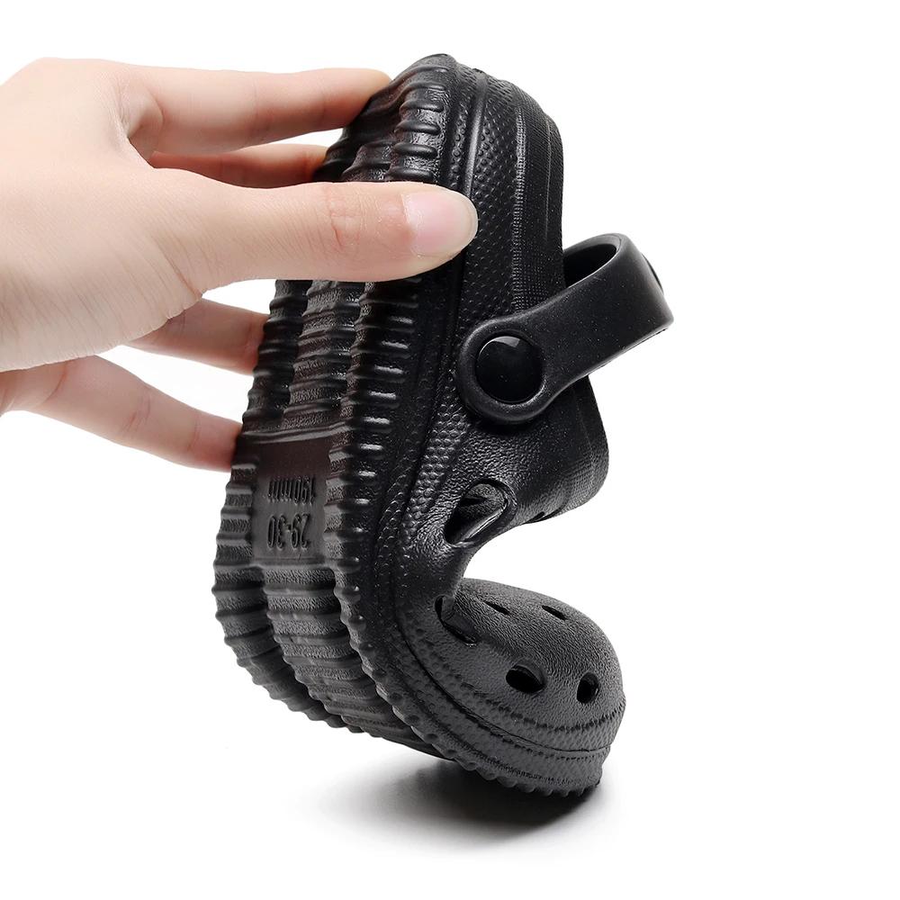 Pantoufles imperméables pour enfants, chaussures de plage antidérapantes pour l'extérieur, pour garç