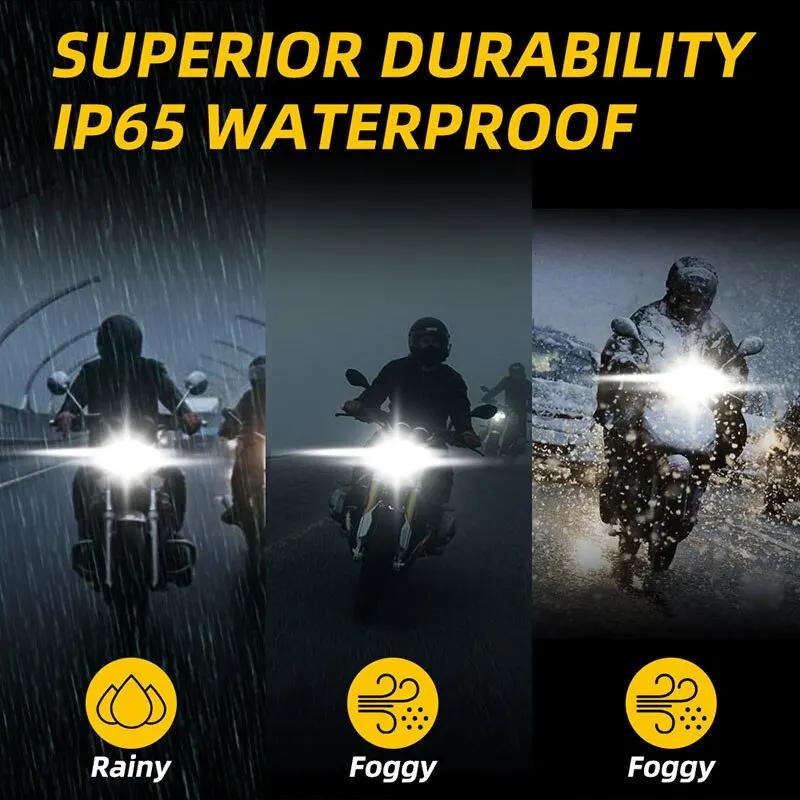 H4 LED Moto Phare Ampoules Salut Lo Faisceau Moto Lumières Pour Yamaha Kawasaki Suzuki H4 LED Lampe
