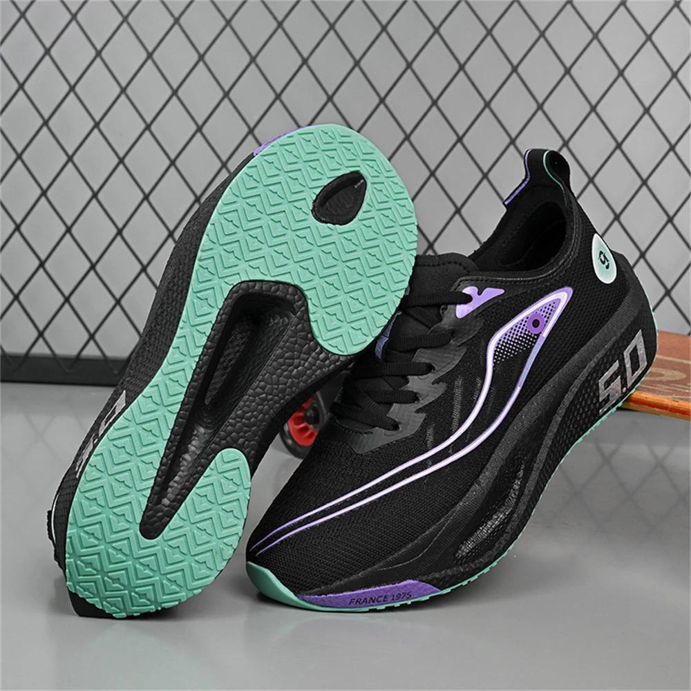 Chaussures de course pour hommes, spécialité sportive, plaque en carbone, marathon, respirantes, lég
