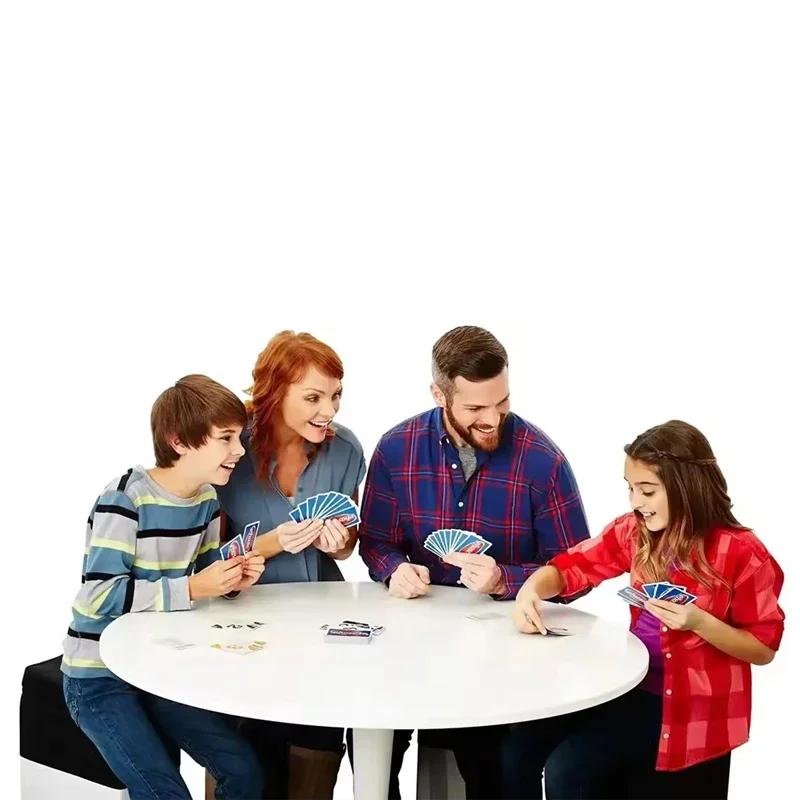 Nouvelle Phase 10 Kartenspiel, modèles de jouets multijoueurs amusants et amusants, carte de jeu de