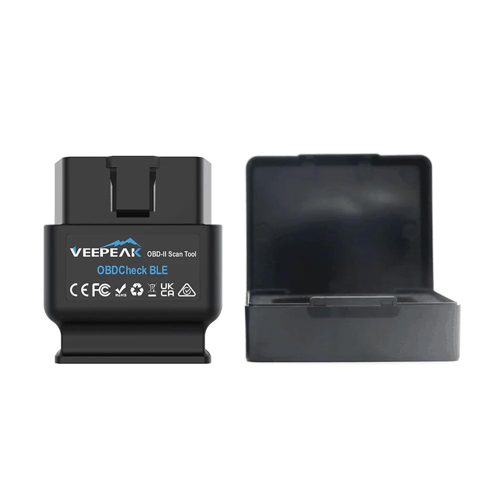 Veepeak OBDCheck BLE OBD2 Scanner Bluetooth pour voiture, lecteur de codes de diagnostic OBD II, out