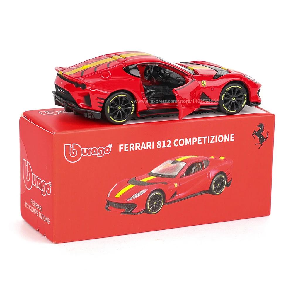 Bburago-Modèle de voiture Ferrari authentique pour enfants, éventuelles 1, 812, COMPETIZIONE, ENZO,