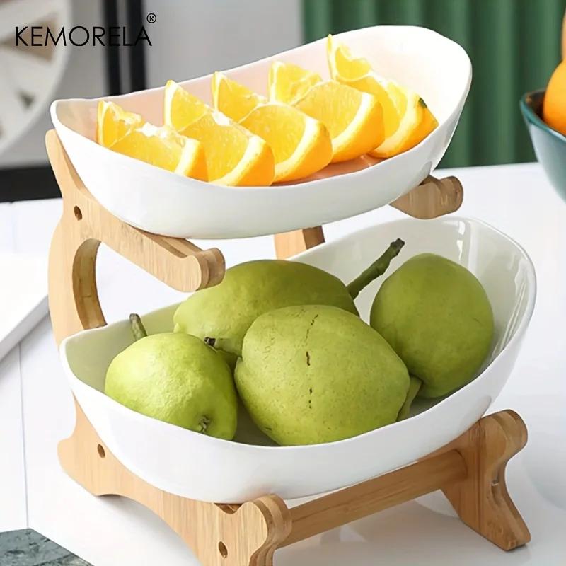 Pio à collation en plastique créatif moderne, assiette à fruits, panier à fruits secs, plat à bonbon