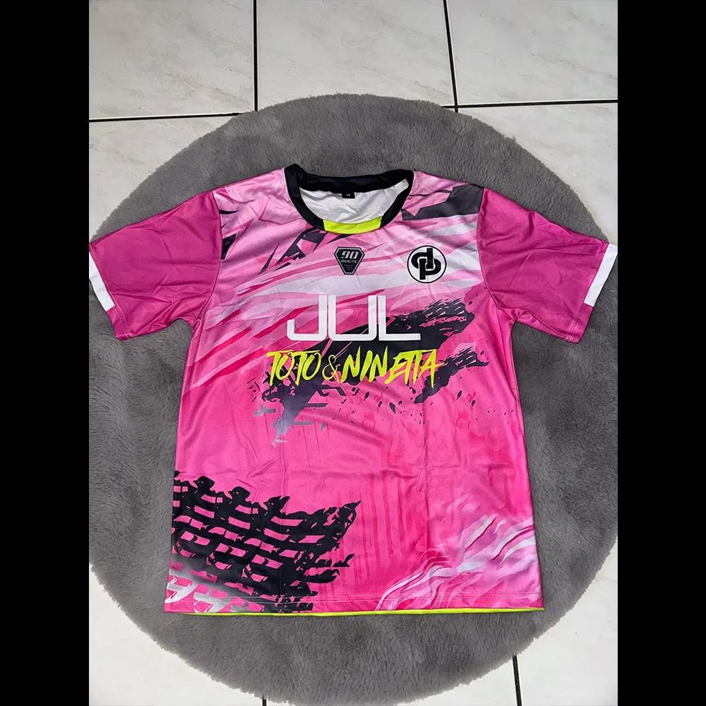 Nouveau Maillot JUL T-shirt été jeunesse respirant et séchage rapide formation Football chemises uni