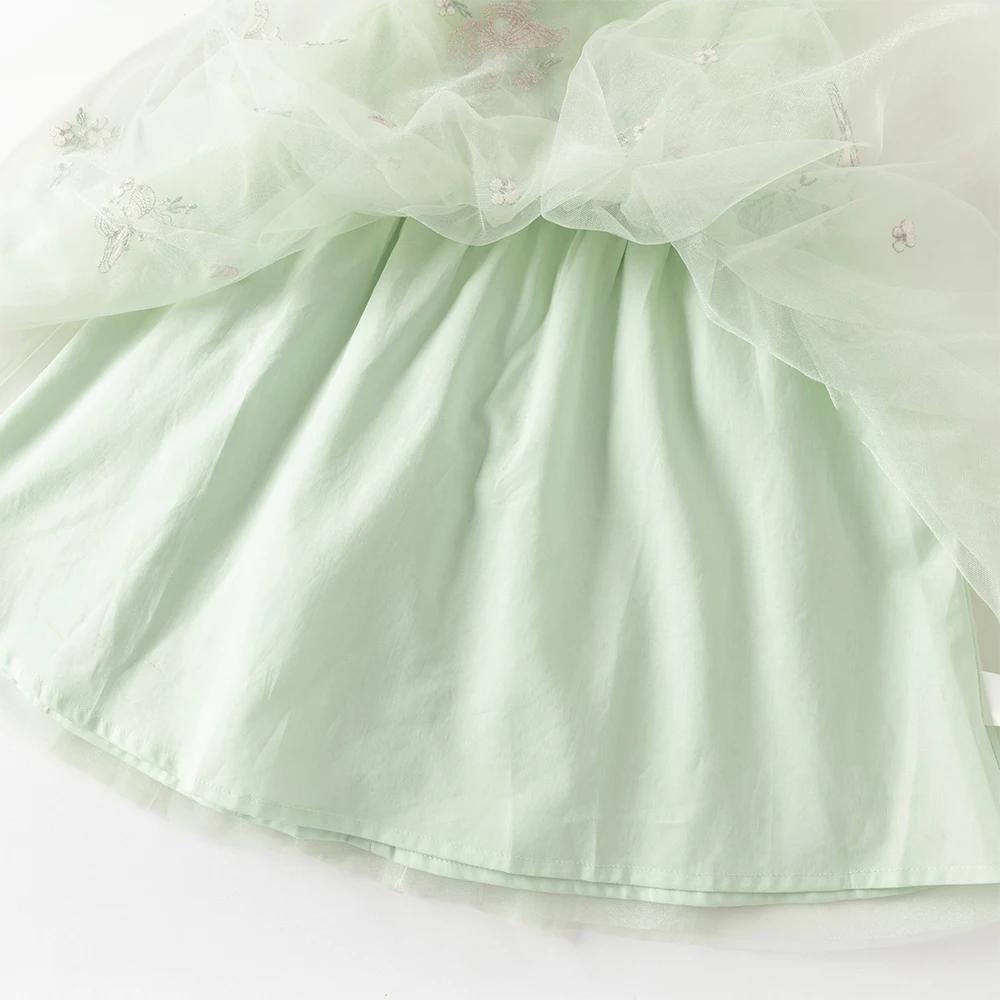 Robe de princesse en dentelle brodée Dave Bella pour filles, bébés et enfants, sans manches, robe d'