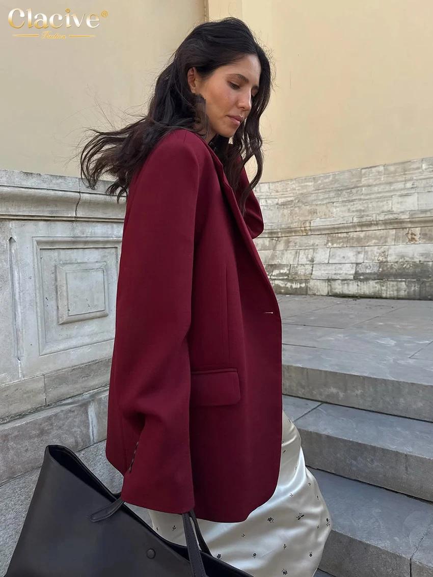 Clacive décontracté ample imprimé jupe pour femmes 2025 mode taille haute jupe longue dames élégant