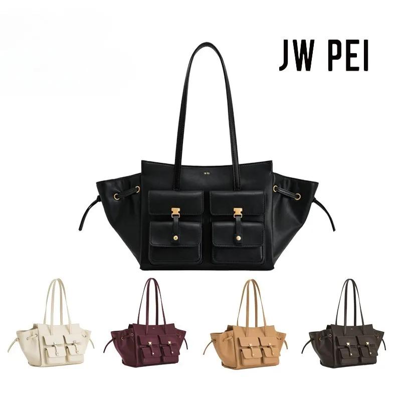 Sac à main de poche JW PEI Printemps/Automne 2026, Sac fourre-tout Linda pour femme, grande capacité