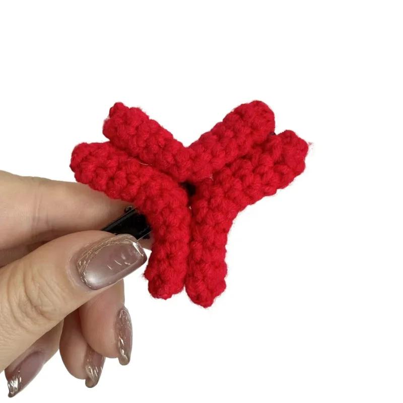Pince à cheveux en colère, 1 pièce, nouveauté, pince à bec de canard, fil au Crochet, bandeau, Clip