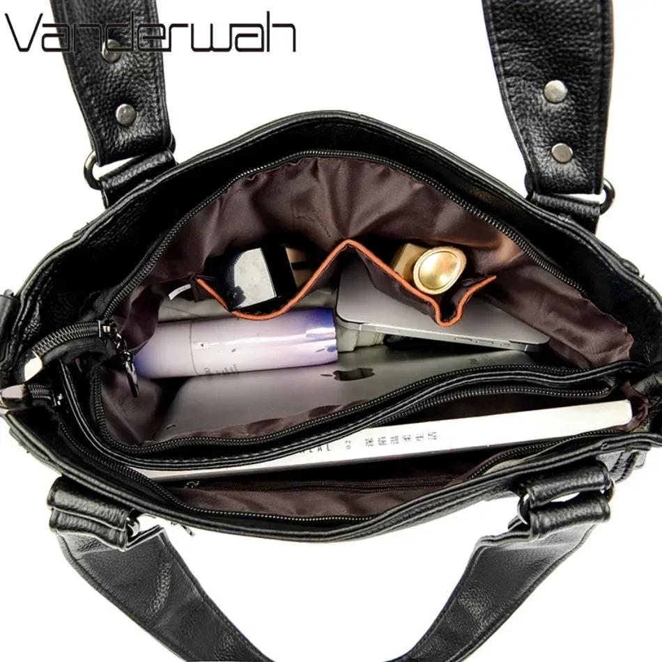 Sac à bandoulière en cuir souple de qualité supérieure, sacs à main de luxe pour femmes, sacs messag