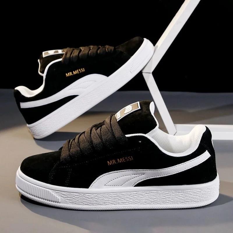 JxShoes-Baskets Confortables et Souples pour Homme, Chaussures de Marche Décontractées et Chaudes, N