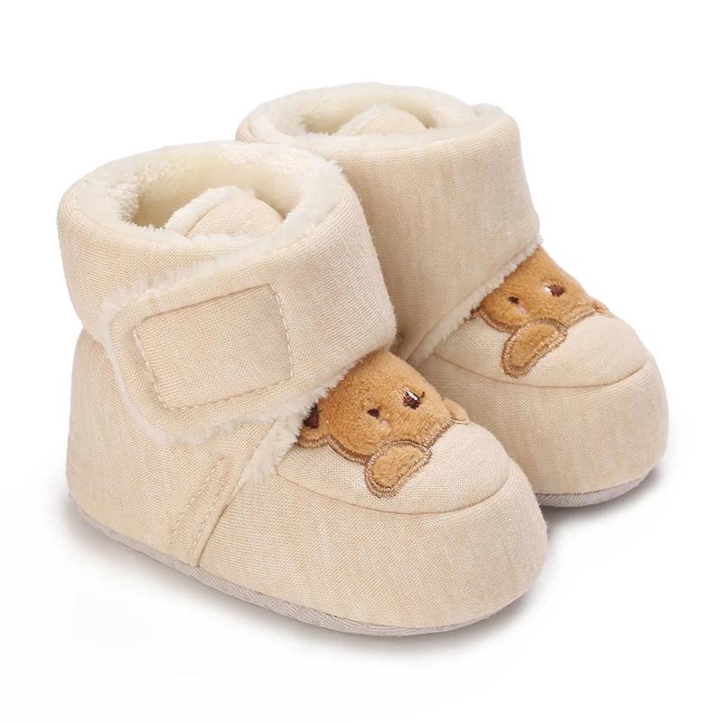Mode bébé filles garçons mignon doux dessin animé coton enfant en bas âge chaussures premier marcheu