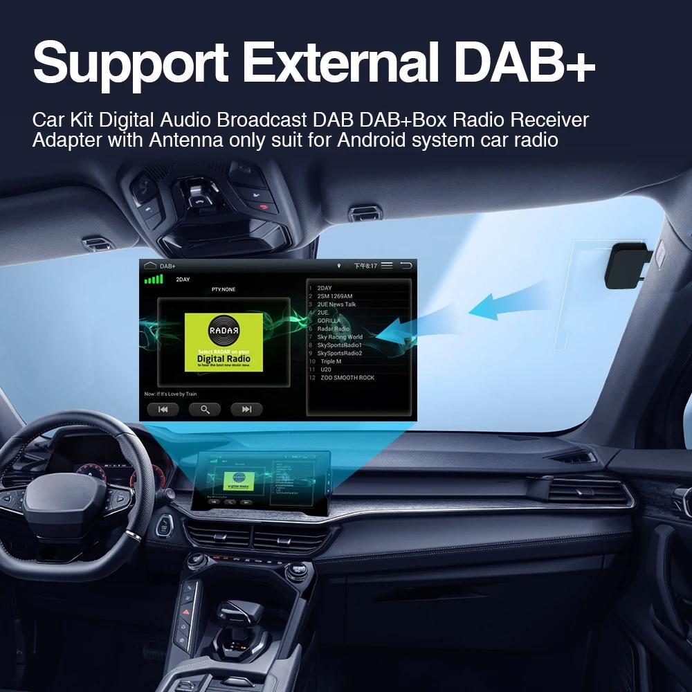 Antenne DAB pour système Android, autoradio, adaptateur USB, stéréo DAB +, récepteur, lecteur, prise