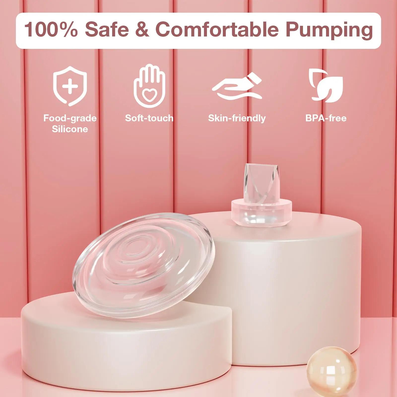 Pièces de tire-lait compatibles avec momcozy S9 Pro/S12 Pro/S9/S12, Kit essentiel d'allaitement, Sil