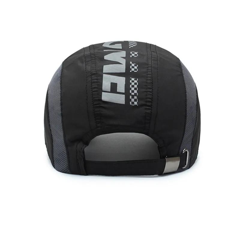 Casquette à visière légère, à séchage rapide et élégante, casquette de baseball unisexe respirante d