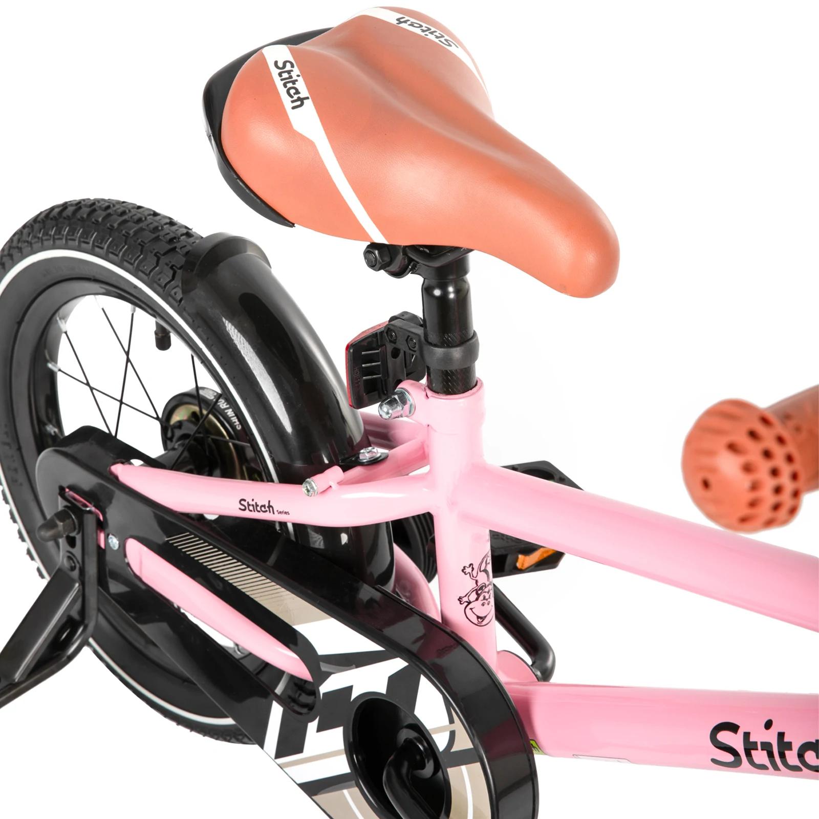 STITCH Kinderfahrrad Dokument 3-9 Jahre Mädchen & Jungen, 14/16/18 Zoll Kinderfahrrad mit Stabilisat